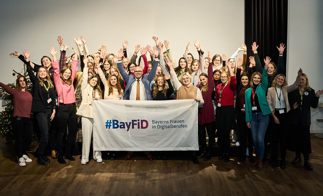 Gruppenfoto der BayFid Talente