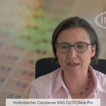 Screenshot des virtuellen Workshops zeigt eine Vortragsrednerin