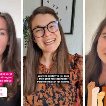 Instagram Stories von drei Workshop-Teilnehmerinnen