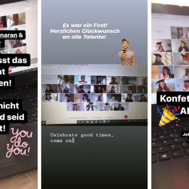 Verschiedene Screenshots von Instagram Stories der Workshop-Teilnehmerinnen