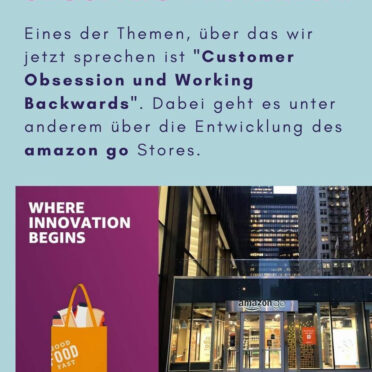 Screenshot einer Instagram Story, die ein neues Thema ankündigt