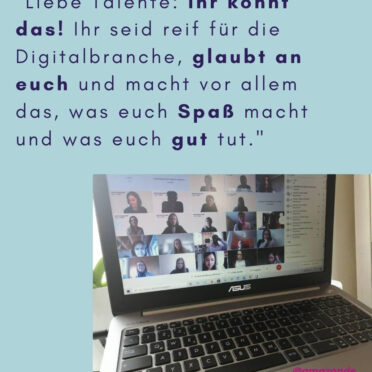 Screenshot einer Instagram Story, das ein Schlusswort zeigt