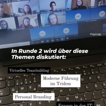 Laptop einer Workshop-Teilnehmerin