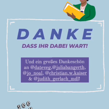 Screenshot einer Instagram Story: "Danke, dass ihr dabei wart!"