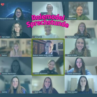 Screenshot der Teilnehmerinnen der Rolemodel Sprechstunde
