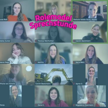 Screenshot der Teilnehmerinnen der Rolemodel Sprechstunde