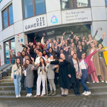 Gruppenbild der BayFid Talente bei der BayFiD Tech Safari im März