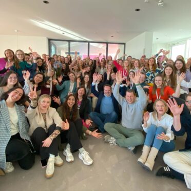 Gruppenbild der BayFid Talente bei der BayFiD Tech Safari im März