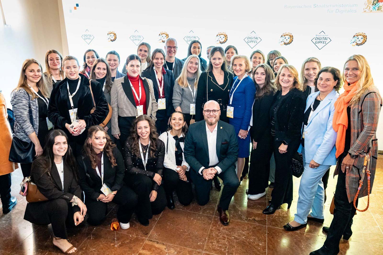 Gruppenfoto der BayFiD Talente beim Bayerischen Digitalgipfel
